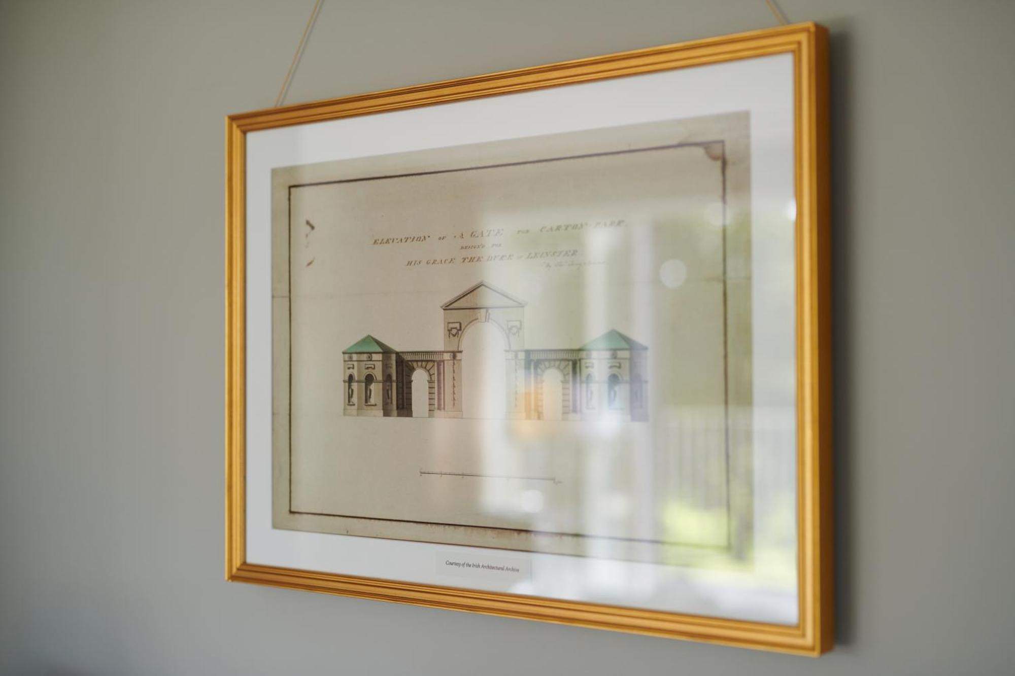 Carton House A Fairmont Managed Hotel Maynooth Exterior foto A drawing of the original building